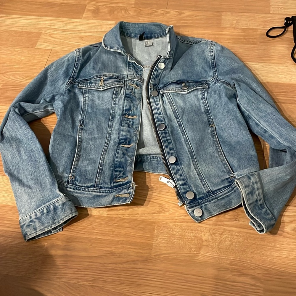 Divided jean jacket